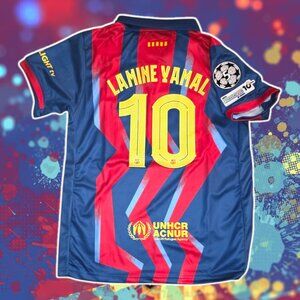 🔥 Kids Barcelona 4th Kit 2026 Soccer Jersey Set – #10 🔥